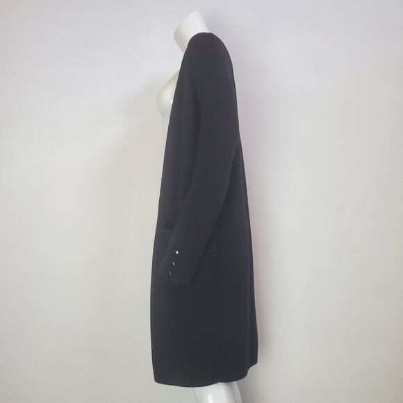 Talbots Black Long Open Cardigan - Picture 1 of 7